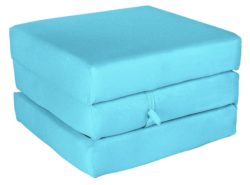 ColourMatch Single Mattress Cube - Crystal Blue.